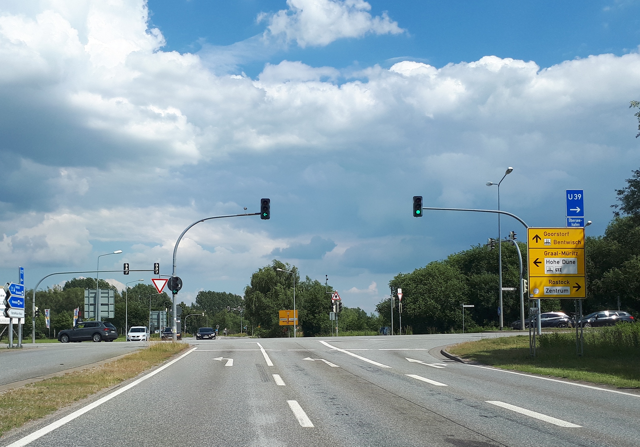 Links abbiegen Richtung Graal-Müritz