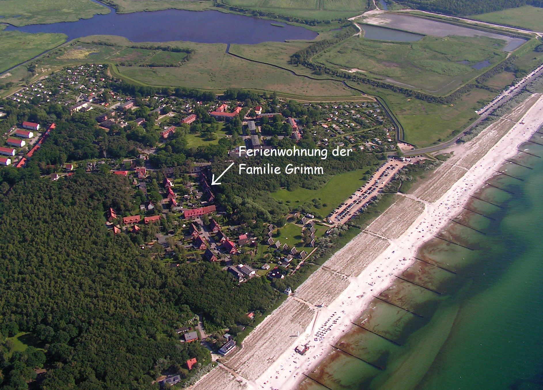 Blick auf Rostock-Markgrafenheide